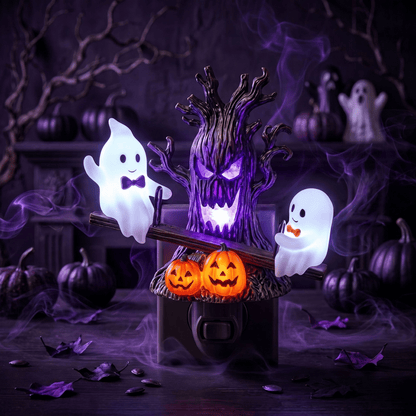 🎃👻Animated Seesaw Ghost Plug In LED Night Light