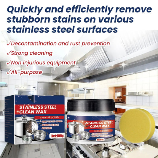 ✨ Magical Nano Stainless Steel Clean Wax – Surface Safe