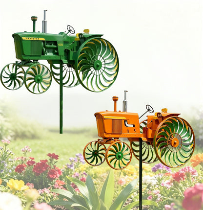 Vintage Tractor Wind Spinner – Bring Farmhouse Charm To Your Garden🏡🎁