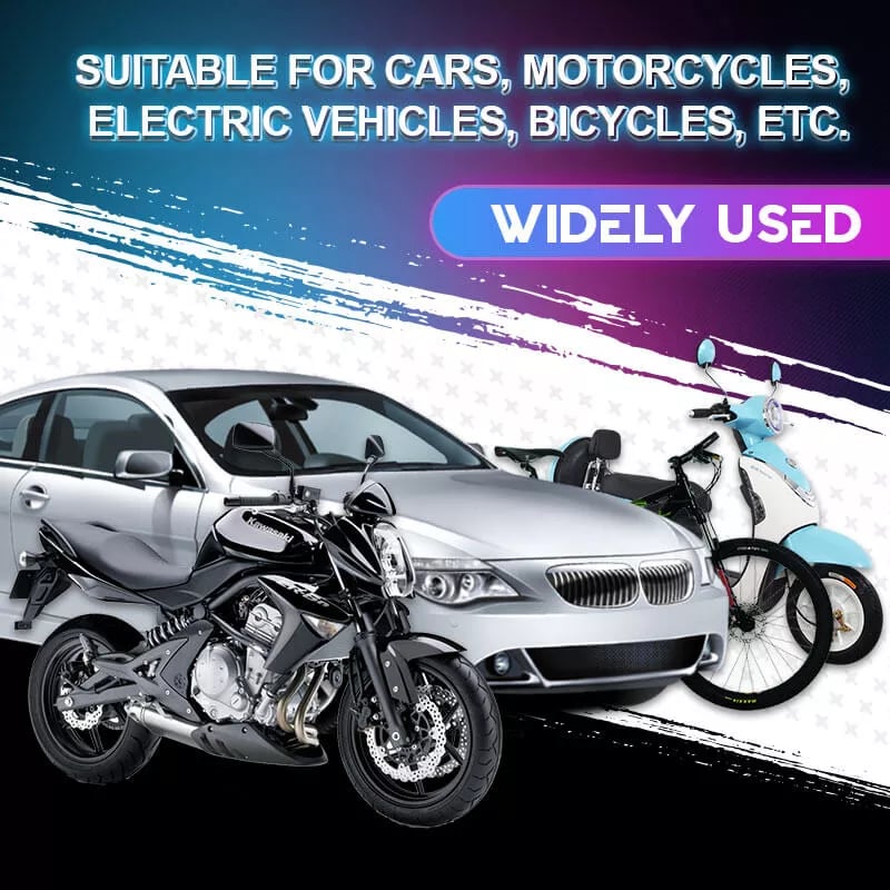 🚗 Universal Waterproof LED Wheel Lights for Car, Bike & Motorcycle