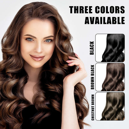 Salon-Grade Ammonia-Free Hair Color Comb - No-Mix Botanical Hair Dye for Natural Gray Coverage
