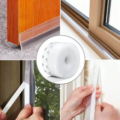 🔥LAST DAY SALE 49% OFF-16.4Ft Door Weather Stripping | Adhesive Draft Stopper Seal Strip for Doors, Windows & Shower Doors