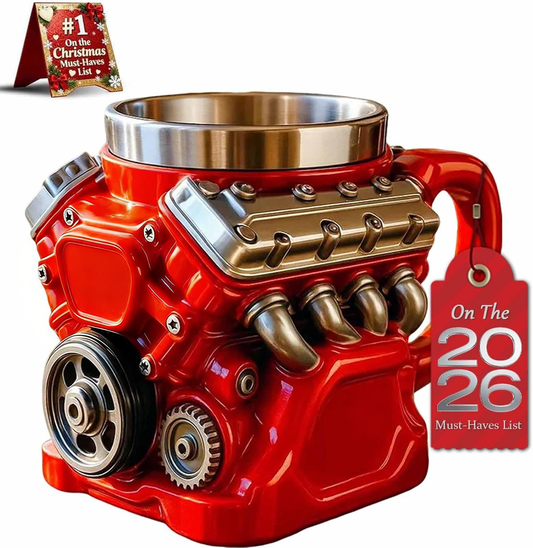 ⚡✨Ultimate V8 Engine Gift Mug & A Gearhead's Dream