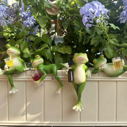 ONLY 3 SETS LEFT 🔥Cute Climbing Frog Planter Pot Decoration 🐸🌿