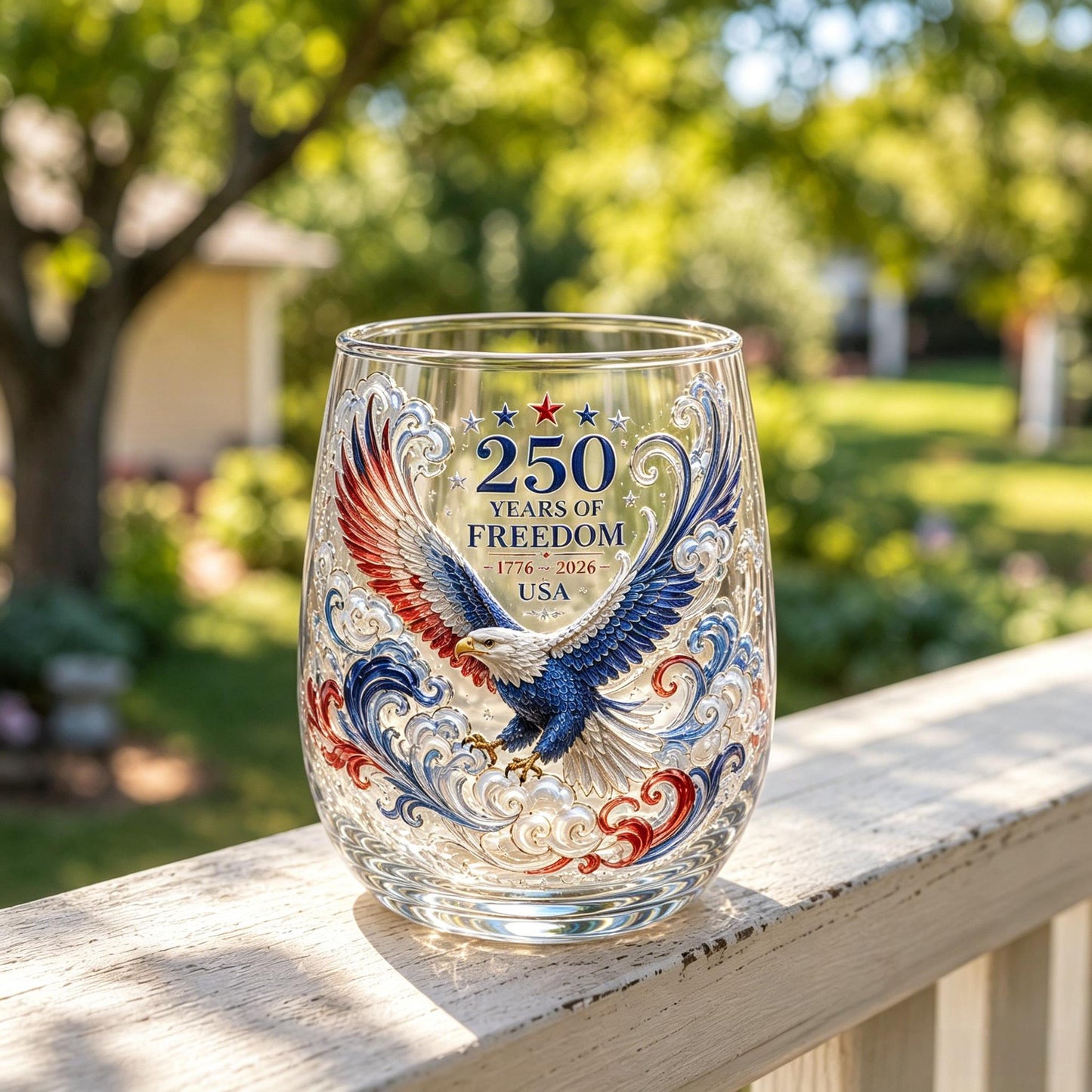 🦅 USA 250th Anniversary Freedom Eagle Glass – Limited Collector Edition