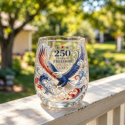 🦅 USA 250th Anniversary Freedom Eagle Glass – Limited Collector Edition