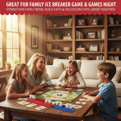 ✝️ Guess Bible Who I Am – Bible Board Game for Kids & Families | 24 Characters | Fun Christian Gift