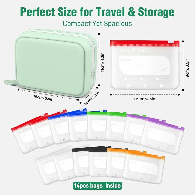💼💊More Than a Pill Organizer — Keep Your Essentials Perfectly Organized