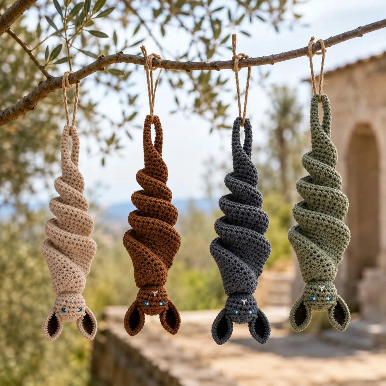 🦇 Kit de bricolage pour girouette chauve-souris au crochet 🎃