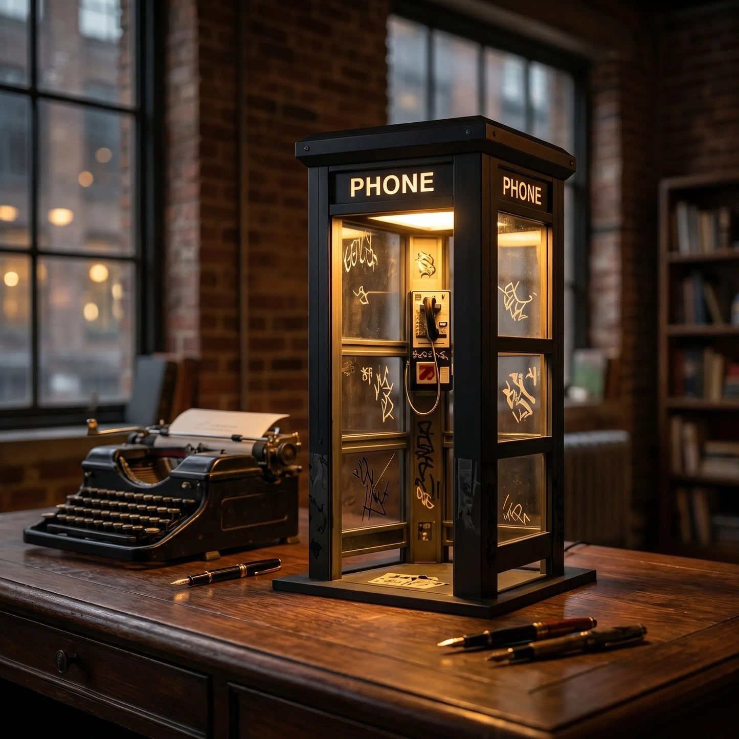 ✨Vintage Phone Booth Ambient Lamp