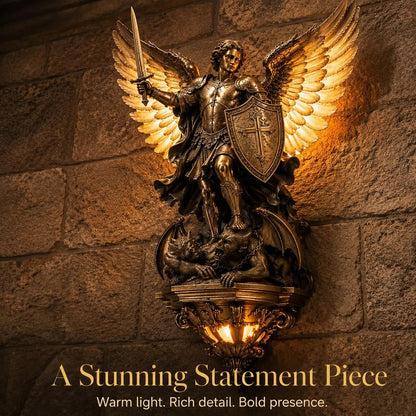 🕊️St. Michael Guardian Angel Wall Light✨
