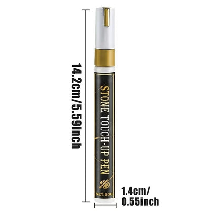 Tombstone Marker Pen – Restore Faded Grave Inscriptions | Gold, Black & Red | Weatherproof