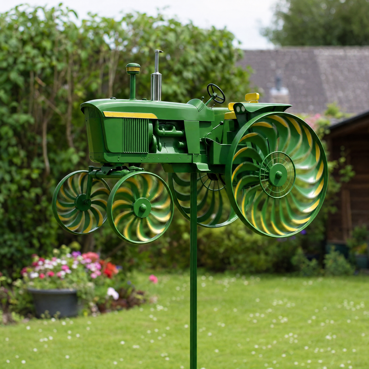 Earl's Handmade Tractor Wind Spinner