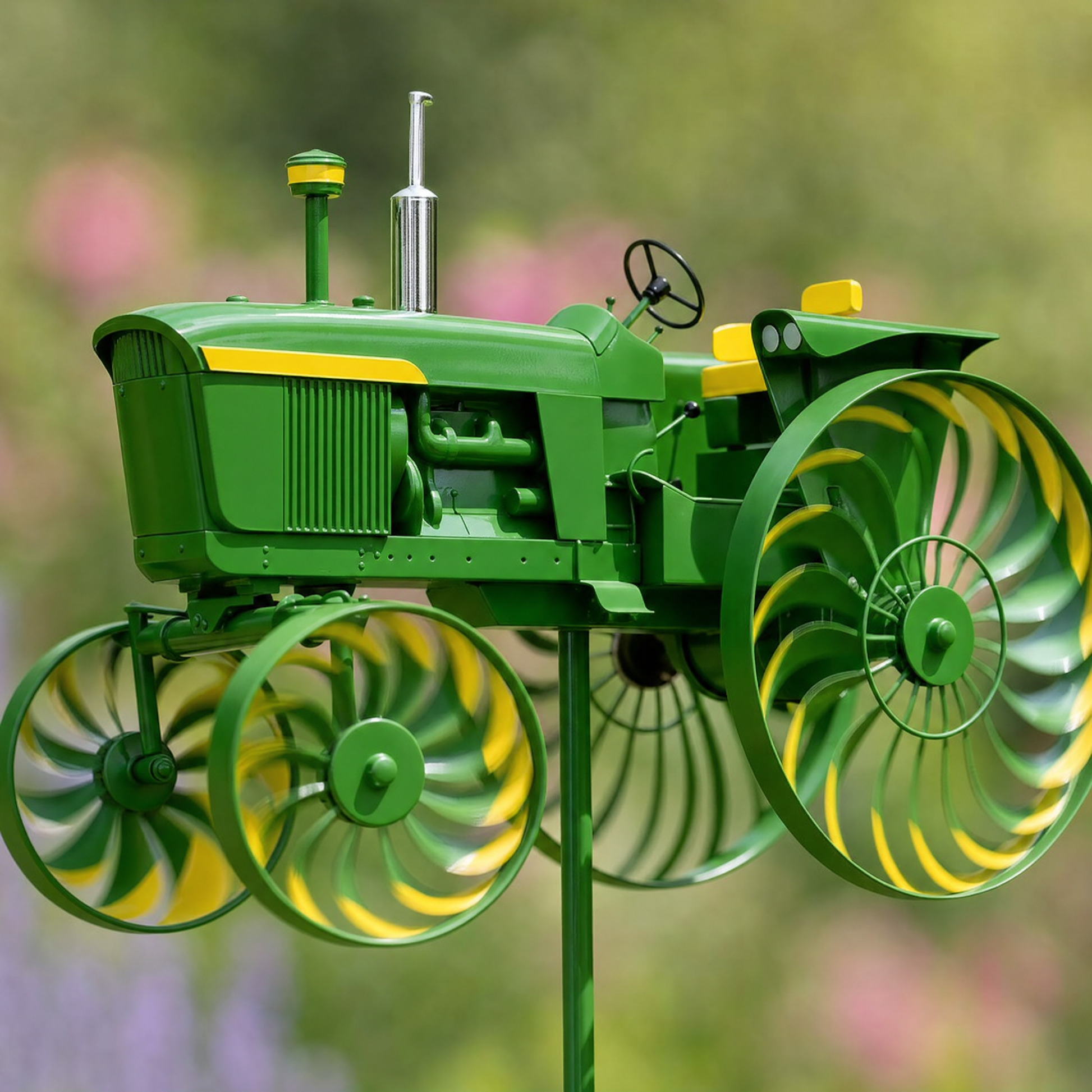 Earl's Handmade Tractor Wind Spinner