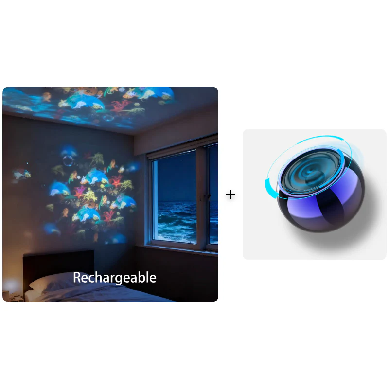 🌀Rotatable Color LED Projector Lamp ✨50000+ Orders Hit！Dreamy Dynamic Lights Refresh Your Space💓