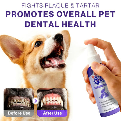 ⏰75% OFF ends soon! Fomonest® Pet Oral Spray ✅ Freshen Breath, Remove Tartar & Prom gum regeneration, stabilize teeth 🦷-$AC