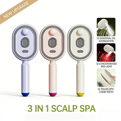 🔥50% OFF Today Only InstantScalp Relief-Electric Spray Air Cushion Massage Comb
