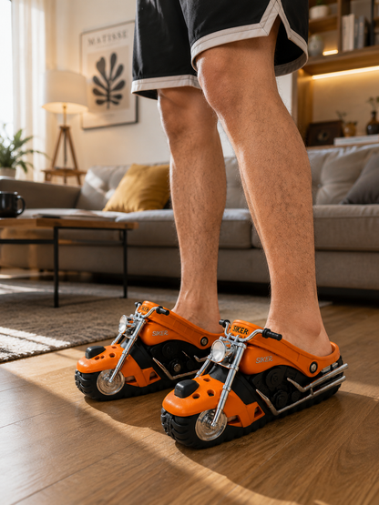 🏍️ Ride-On Motorcycle Slippers🔥
