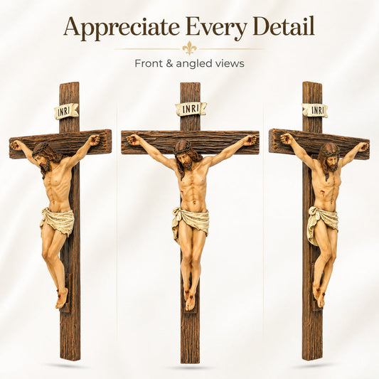 catholic crucifix wall cross jesus christ decor