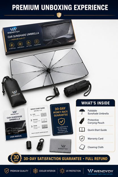New Arrivals – 50% Off For A Limited Time✨️ - 2026 Upgraded Car Windshield Sun Shade Umbrella