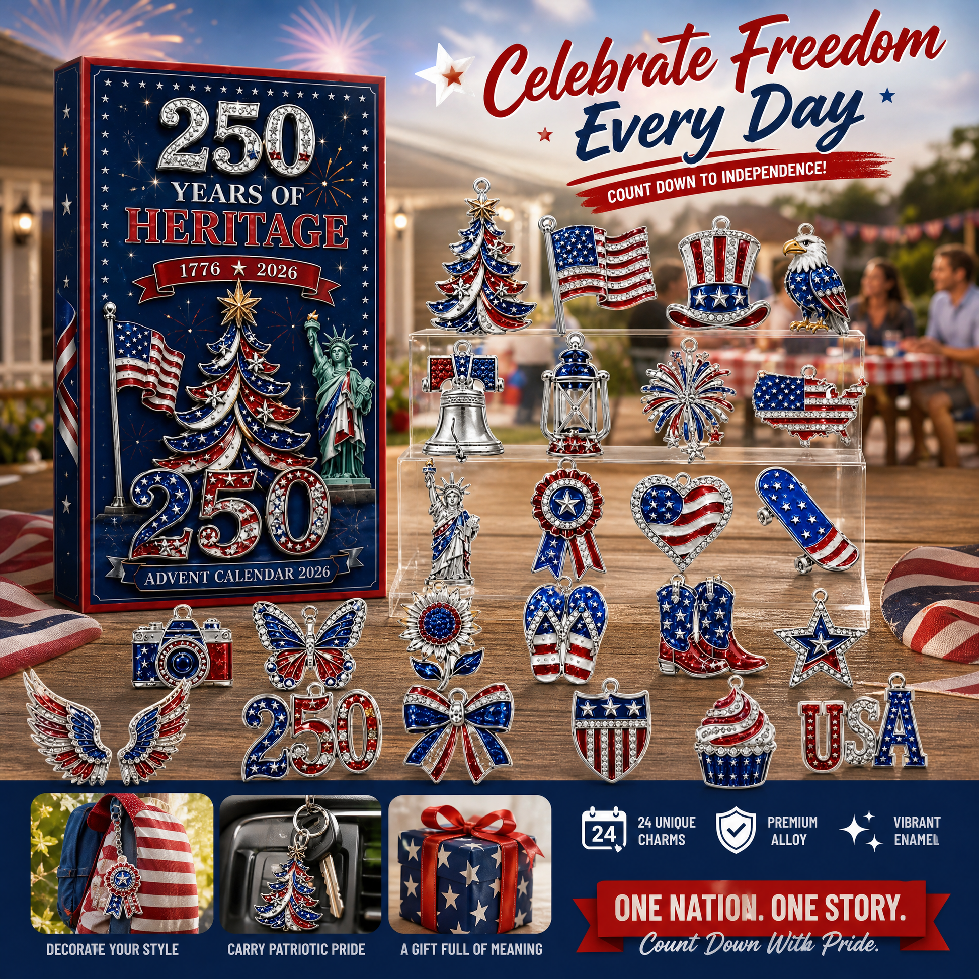🔥America 250th Heritage Icons Advent Calendar 2026