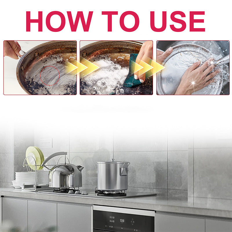 🍋 Multi-Purpose Kitchen Cleaning Paste | Cuts Grease Fast | Plant-Based & Eco-Friendly