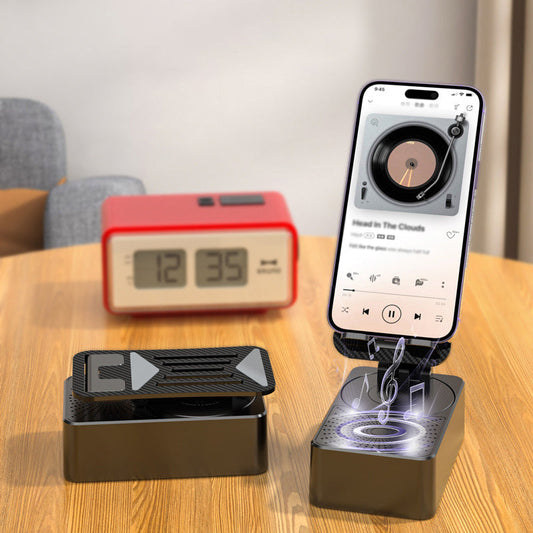 🎁Gift Choice - 3 in1 - Wireless Bluetooth Speaker, Charging Station, Phone Stand