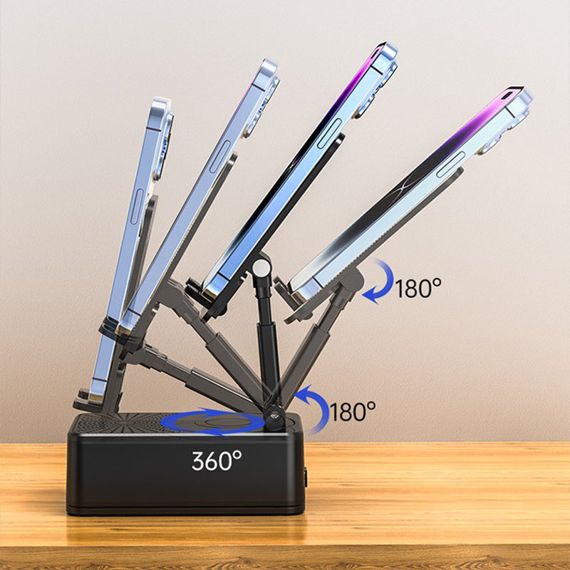 🎁Gift Choice - 3 in1 - Wireless Bluetooth Speaker, Charging Station, Phone Stand
