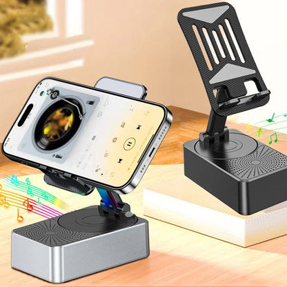 🎁Gift Choice - 3 in1 - Wireless Bluetooth Speaker, Charging Station, Phone Stand
