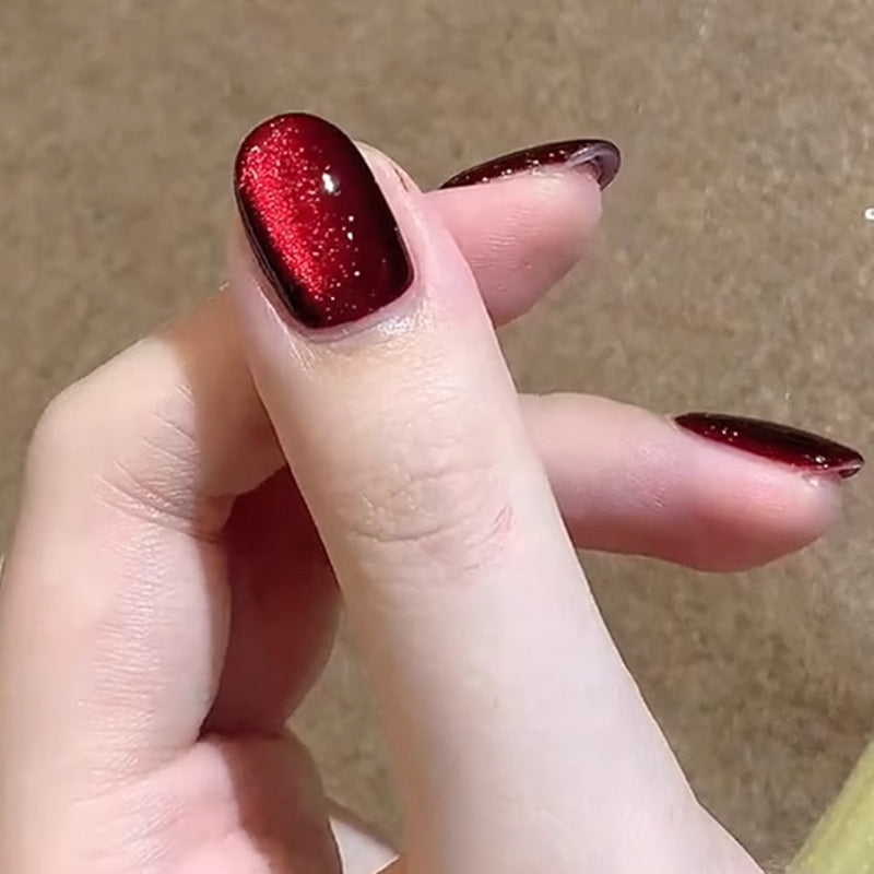 💅 Mother’s Day Cat Eye Gel Nail Polish – Shiny Long-Lasting