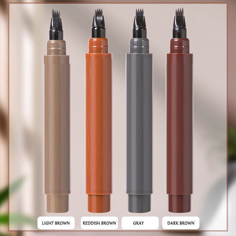 🔥 BUY 1 GET 1 FREE! ✏️ Waterproof 4-Tip Beard & Eyebrow Pen – Smudge-Proof, Natural Look & Long-Lasting 🌟