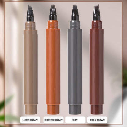 🔥 BUY 1 GET 1 FREE! ✏️ Waterproof 4-Tip Beard & Eyebrow Pen – Smudge-Proof, Natural Look & Long-Lasting 🌟