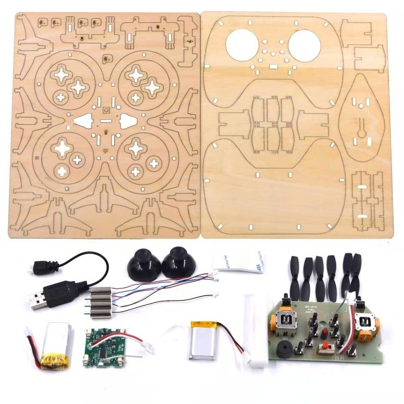 🔥🧩 🔥2026 Hot Sale - 🚁DIY Wooden Drone – Hands-On Fun & Epic Flight!⚡