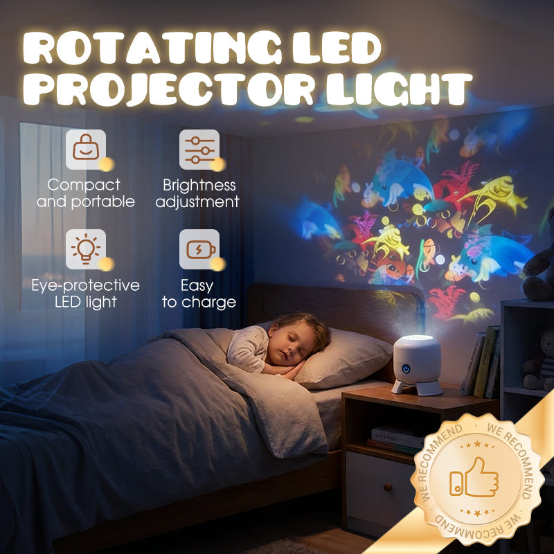 Dynamic Rotating LED Projector – Incredible Light Effects!