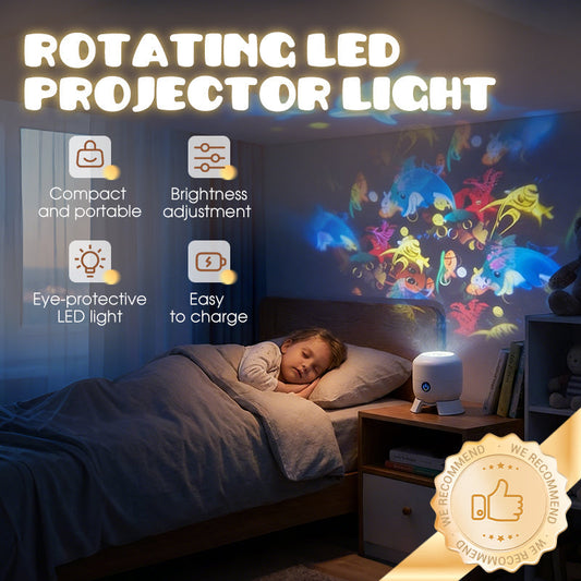 Dynamic Rotating LED Projector – Incredible Light Effects!