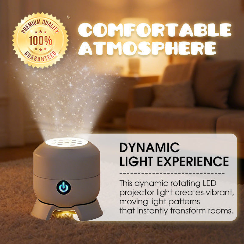 Dynamic Rotating LED Projector – Incredible Light Effects!