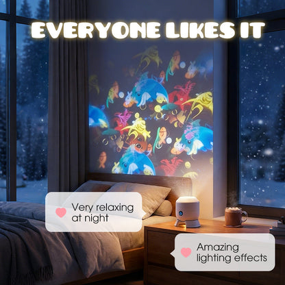 🌀Rotatable Color LED Projector Lamp ✨50000+ Orders Hit！Dreamy Dynamic Lights Refresh Your Space💓