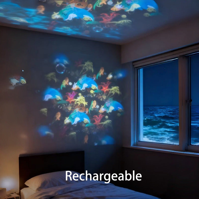 🌀Rotatable Color LED Projector Lamp ✨50000+ Orders Hit！Dreamy Dynamic Lights Refresh Your Space💓
