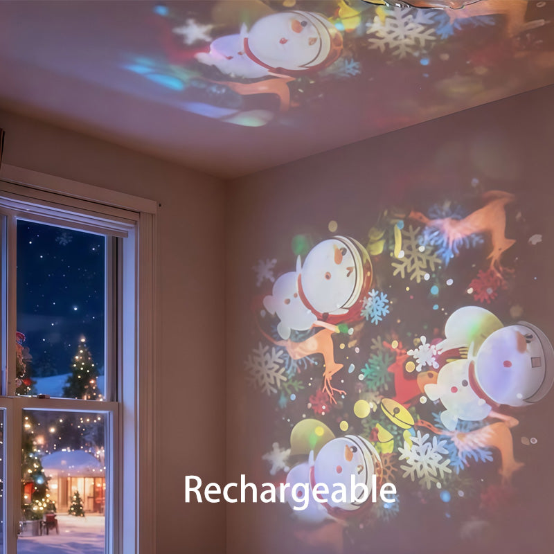 Dynamic Rotating LED Projector – Incredible Light Effects!