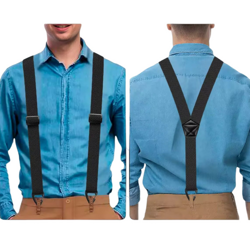 🔥 Up to 50% OFF👨Men's X-Back Suspenders with Hook Clips