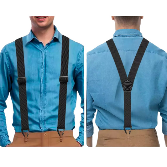 🔥 Up to 50% OFF👨Men's X-Back Suspenders with Hook Clips