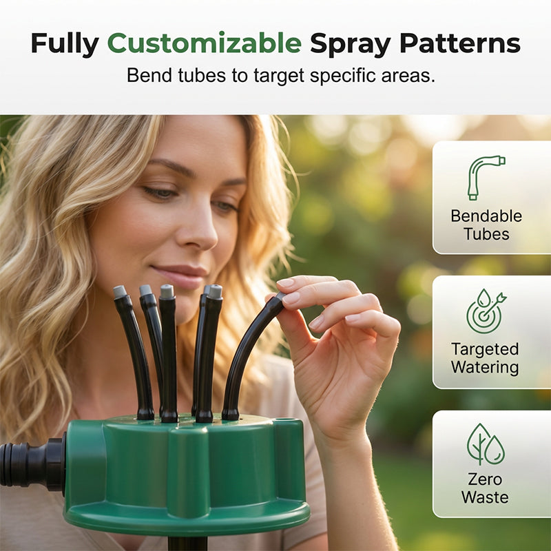 50K+ SOLD!🌱 360° Multi-Directional Lawn Sprinkler💧Precision Garden Irrigation with Flexible Spray Nozzles🌱