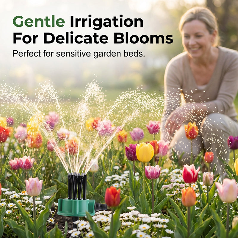 50K+ SOLD!🌱 360° Multi-Directional Lawn Sprinkler💧Precision Garden Irrigation with Flexible Spray Nozzles🌱