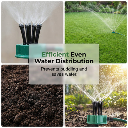 50K+ SOLD!🌱 360° Multi-Directional Lawn Sprinkler💧Precision Garden Irrigation with Flexible Spray Nozzles🌱