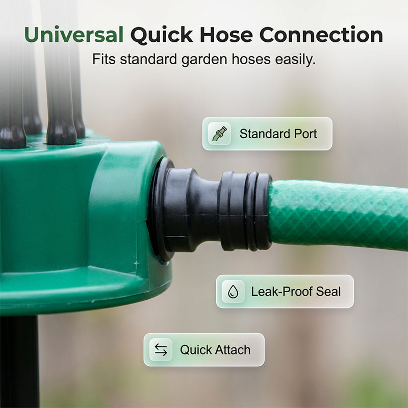 50K+ SOLD!🌱 360° Multi-Directional Lawn Sprinkler💧Precision Garden Irrigation with Flexible Spray Nozzles🌱