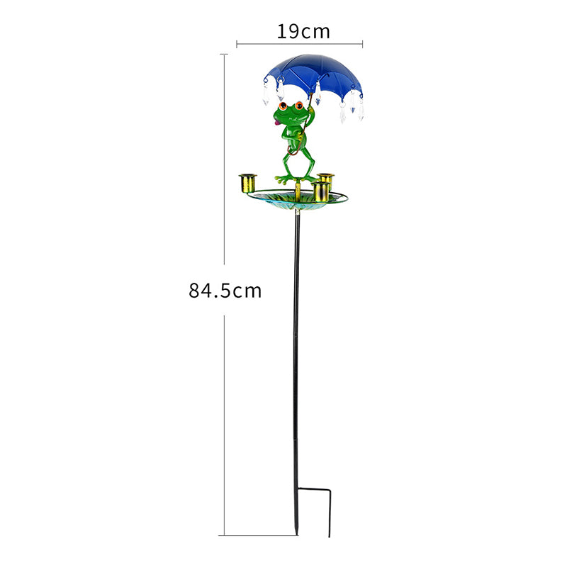 🐸Metal Frog-Shaped Bird Feeder Stake