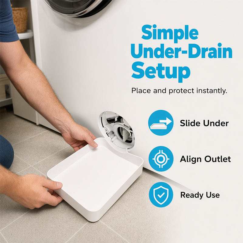 🌟LAST DAY SALE🎁✨Universal Front-Load Washing Machine Drain Pan