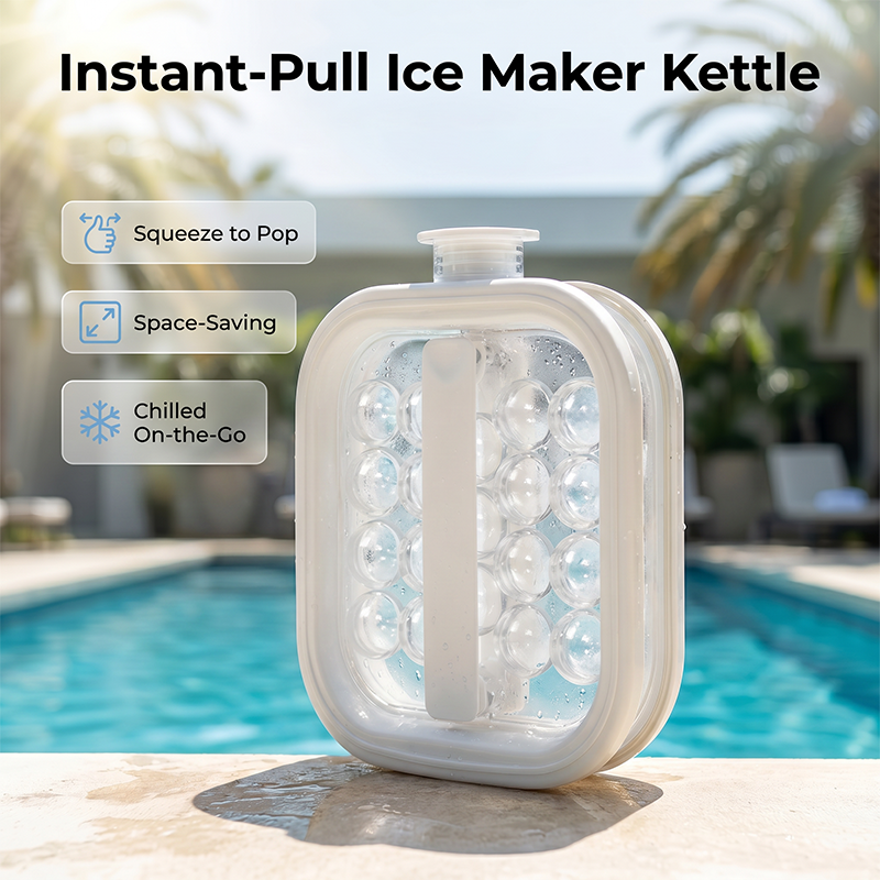 🥳2026 HOT SALE🥳💞50K+ SOLD!🍹 50% OFF!Portable Silicone Ice Ball Maker Kettle