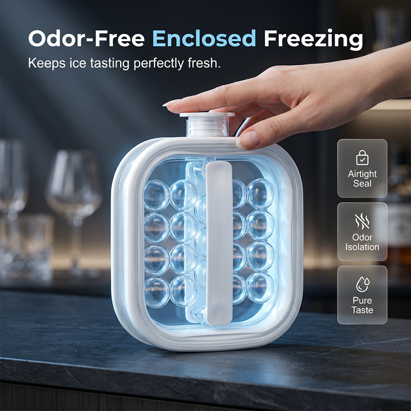 🥳2026 HOT SALE🥳💞50K+ SOLD!🍹 50% OFF!Portable Silicone Ice Ball Maker Kettle