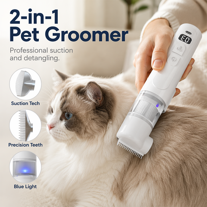 Electric Pet Flea Remover and Detangling Comb
